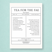 Tea for the Fae Art Print - Magical Teapot Archival Fairycore Art
