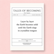Tales of Becoming Crystal Waterfall Art Print