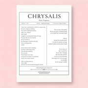 Chrysalis Art Print – Metamorphosis & New Beginnings Print | Butterfly Wall Decor