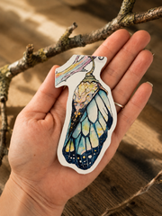 Chrysalis Art Print – Metamorphosis & New Beginnings Print | Butterfly Wall Decor