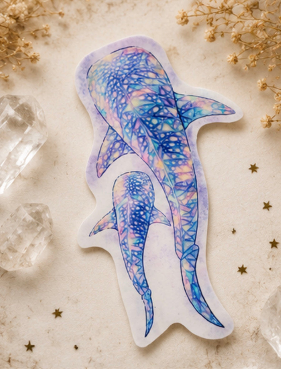 Whale Shark Weatherproof Sticker