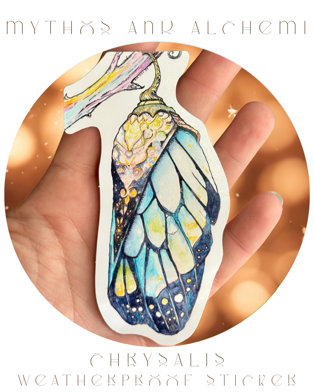 Chrysalis Art Print – Metamorphosis & New Beginnings Print | Butterfly Wall Decor