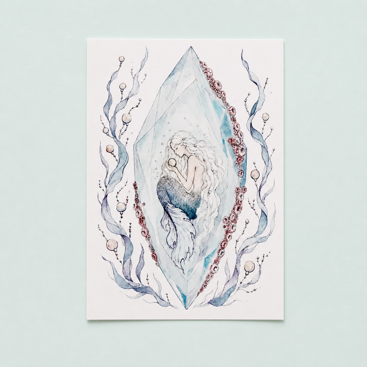 Crystalis - Mermaid Art Print