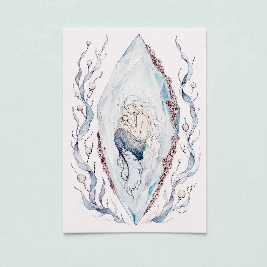Crystalis - Mermaid Art Print