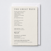 The Great Wave Oyster Art Greeting Card – 5x7