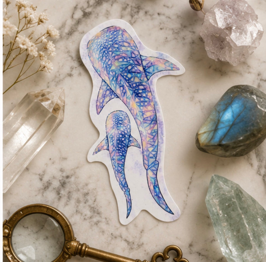 Whale Shark Weatherproof Sticker
