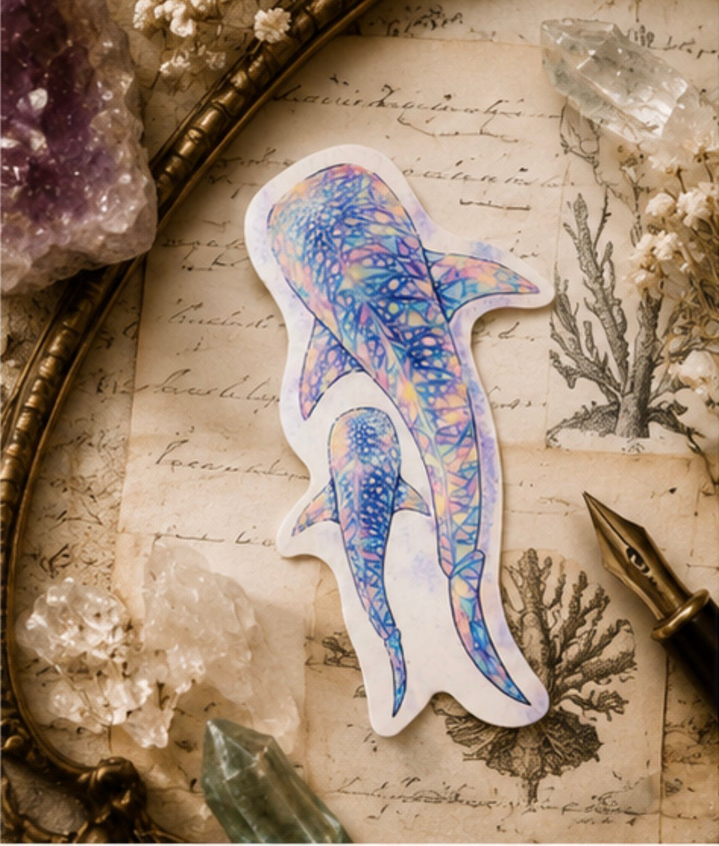 Whale Shark Weatherproof Sticker